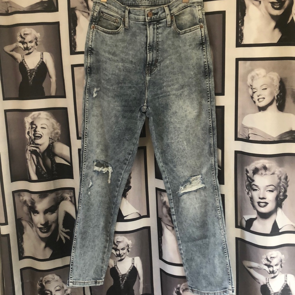 Highest-Rise Slim Straight Jeans